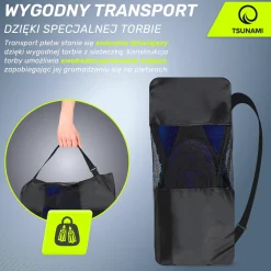 4FIZJO Płetwy do pływania TSUNAMI L/XL granatowe Niebieski / Czarny Discount