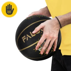 4FIZJO Piłka do koszykówki Falcon rozmiar 7 czarna Clearance