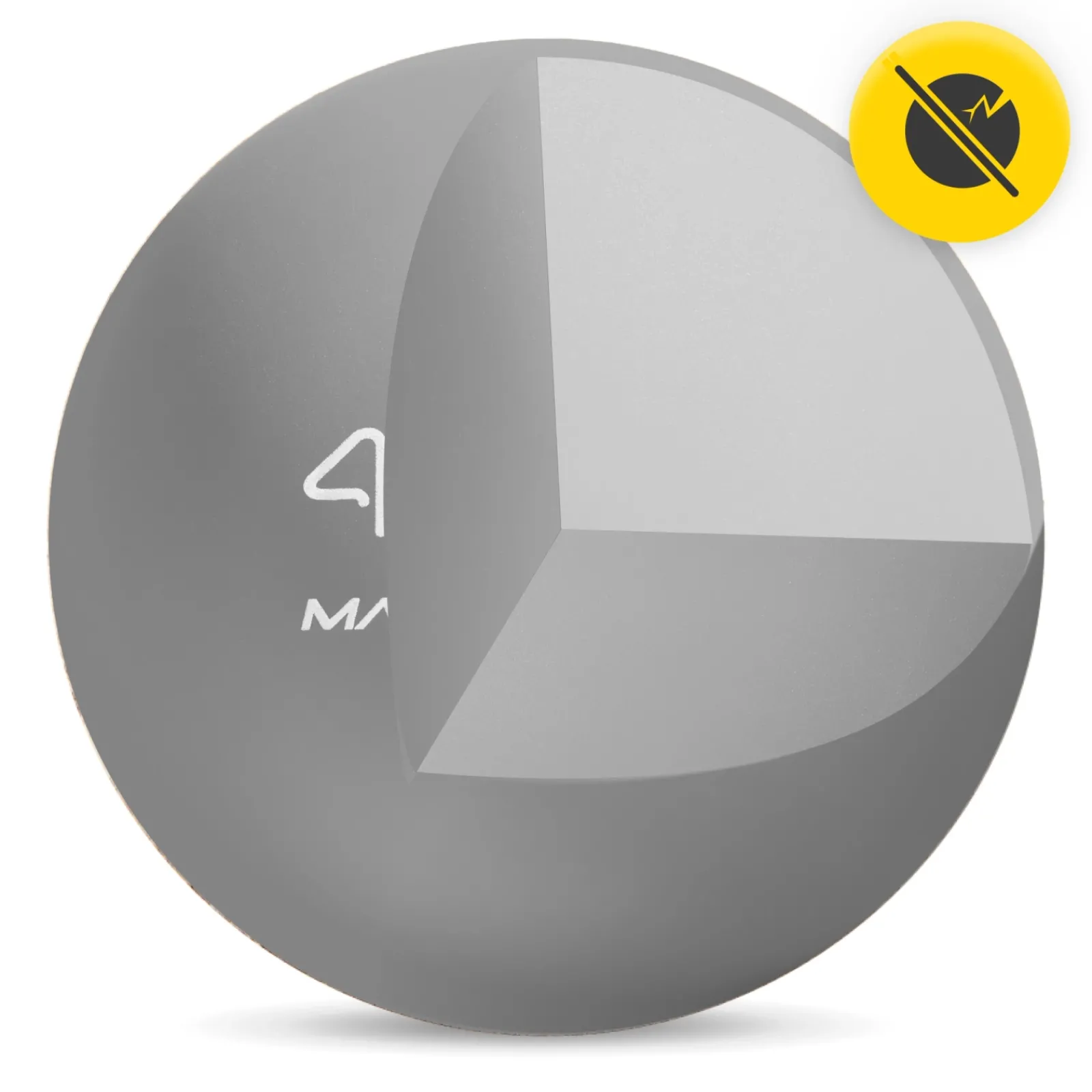 4FIZJO Piłka do masażu Lacrosse Massage Ball szara Discount