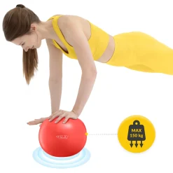 4FIZJO Piłka do pilatesu i rehabilitacji 22 cm czerwona