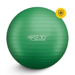 4FIZJO Piłka gimnastyczna dmuchana 65 cm zielona Clearance