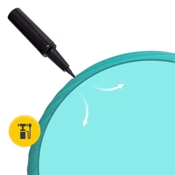 4FIZJO Piłka gimnastyczna dmuchana 55 cm miętowa Best