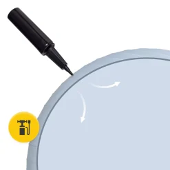 4FIZJO Piłka gimnastyczna dmuchana 65 cm szara Sale