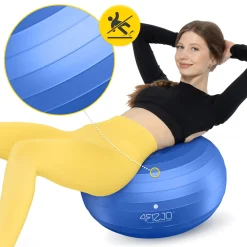 4FIZJO Piłka gimnastyczna DONUT AIR BALL niebieska Online