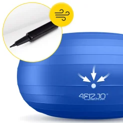 4FIZJO Piłka gimnastyczna DONUT AIR BALL niebieska Online