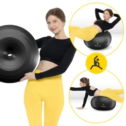 4FIZJO Piłka gimnastyczna DONUT AIR BALL czarna Online