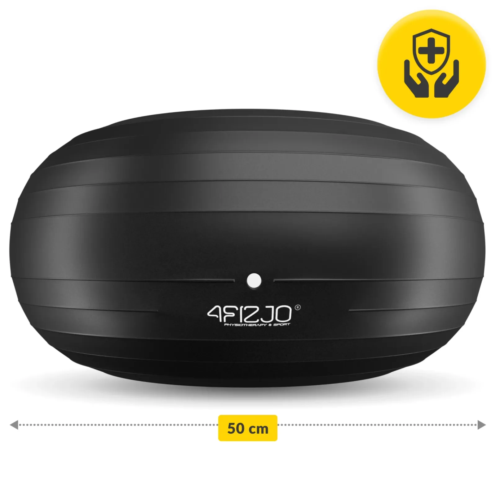 4FIZJO Piłka gimnastyczna DONUT AIR BALL czarna Online