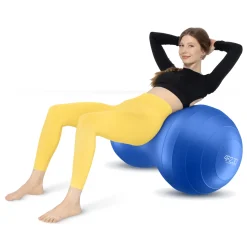 4FIZJO Piłka gimnastyczna PEANUT AIR BALL niebieska New