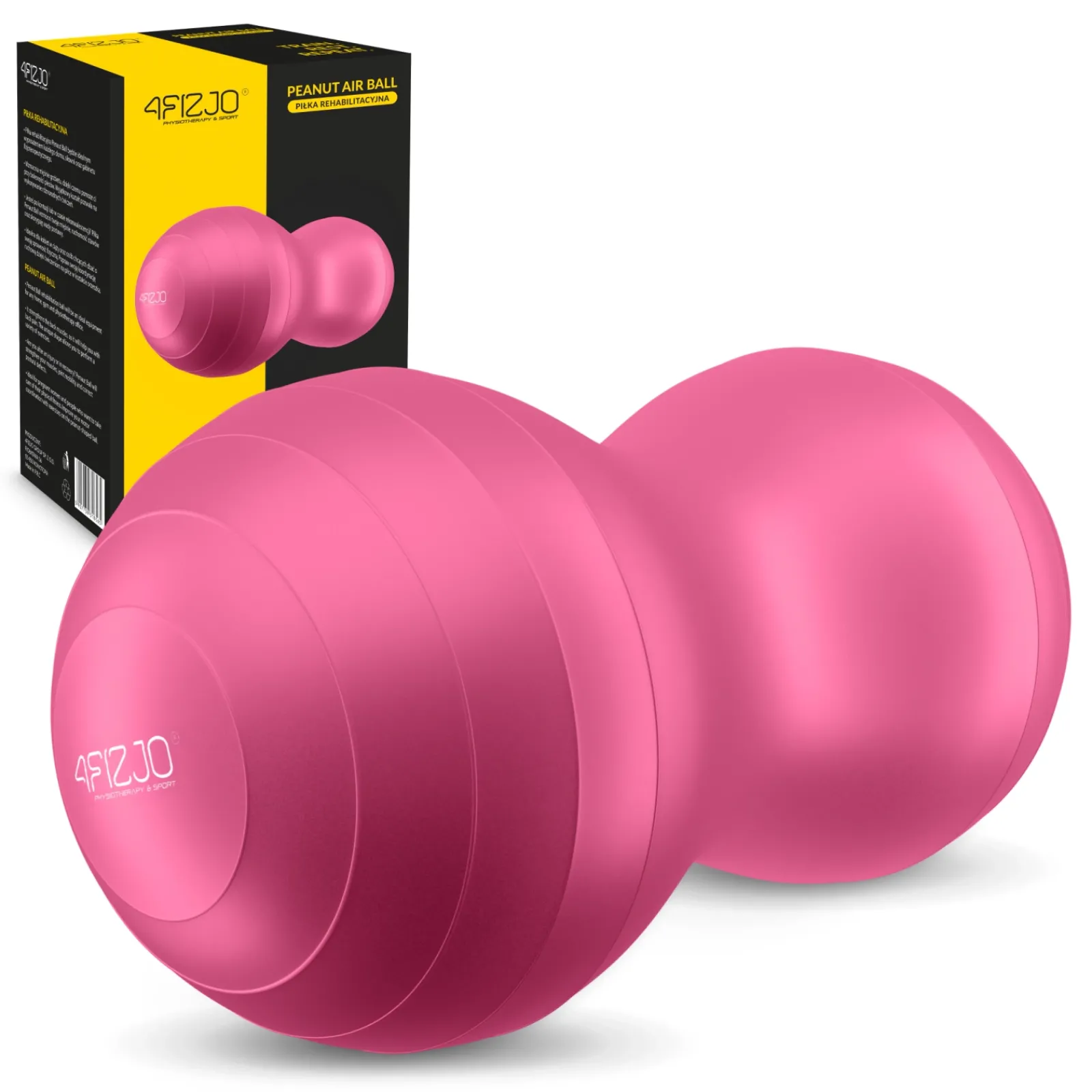 4FIZJO Piłka gimnastyczna PEANUT AIR BALL różowa Online