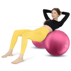 4FIZJO Piłka gimnastyczna PEANUT AIR BALL różowa Online
