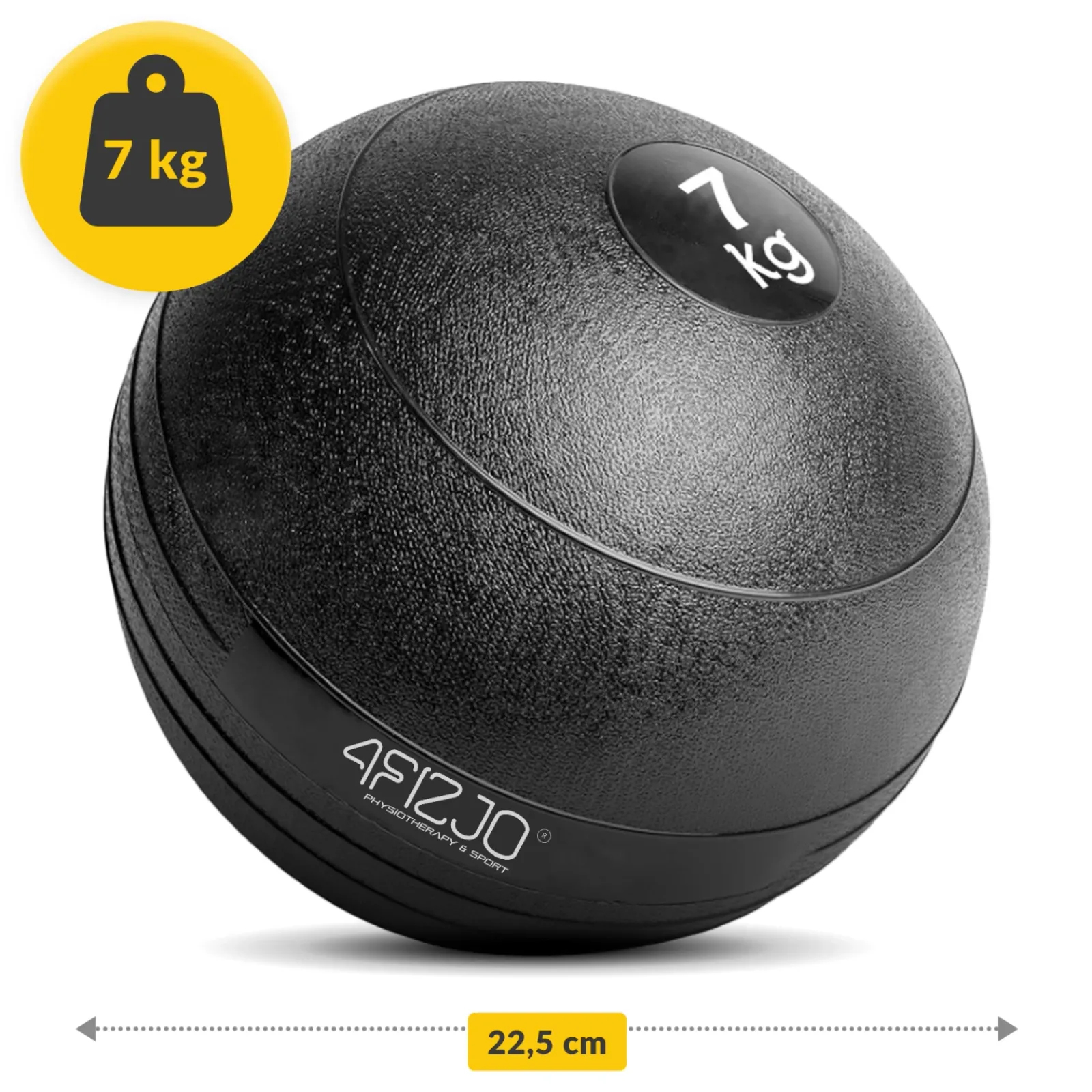 4FIZJO Piłka lekarska do ćwiczeń Slam Ball 7 kg New