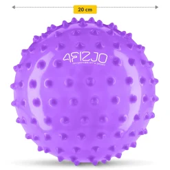 4FIZJO Piłka rehabilitacyjna z kolcami 20 cm fioletowa Clearance