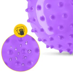 4FIZJO Piłka rehabilitacyjna z kolcami 20 cm fioletowa Clearance