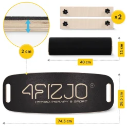 4FIZJO Platforma do balansowania drewniana TRICKBOARD Discount