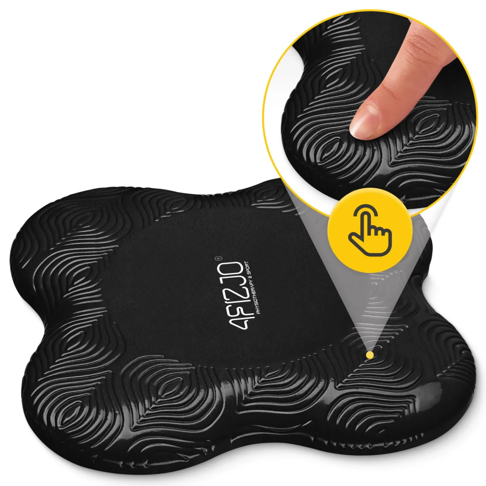 4FIZJO Podkładki pod kolana do jogi czarne Hot