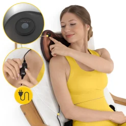 4FIZJO Poduszka masująca SHIATSU PRO+ brązowa Discount