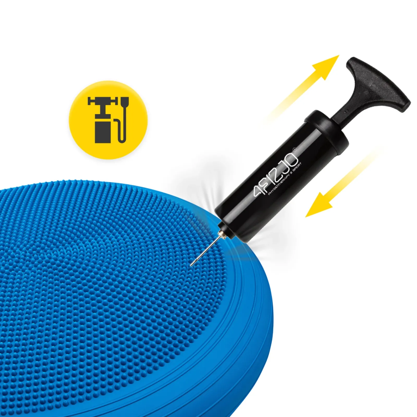 4FIZJO Poduszka sensomotoryczna MED+ 60 cm niebieska Niebieski Outlet