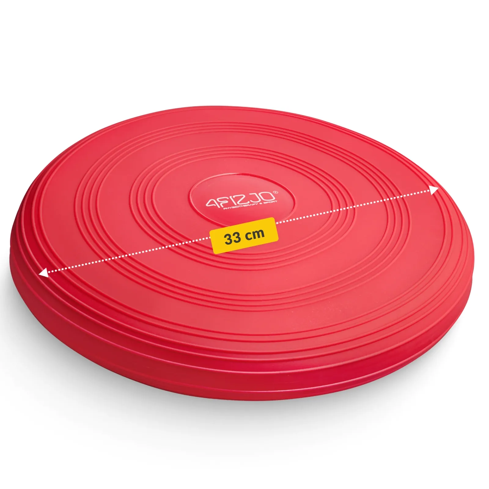 4FIZJO Poduszka sensomotoryczna MED+ 33 cm czerwona Czerwony Discount