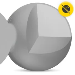 4FIZJO Podwójna piłka do masażu DOUBLE BALL szara New