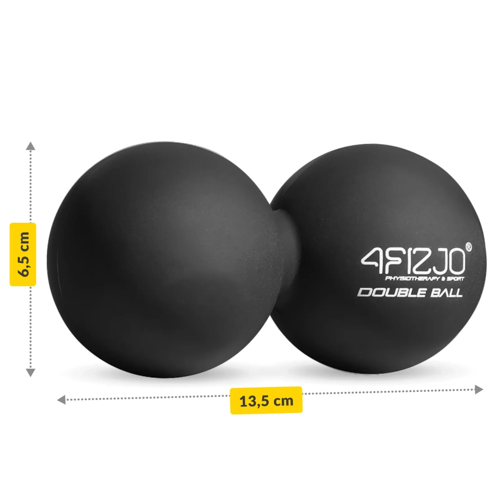 4FIZJO Podwójna piłka do masażu DOUBLE BALL czarna Online