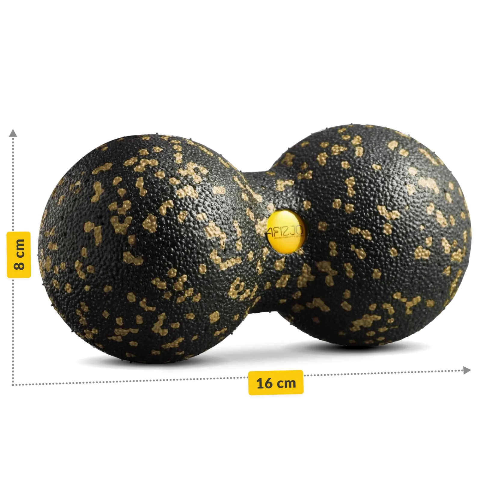 4FIZJO Podwójna piłka do masażu EPP 8 cm złota Discount