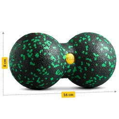 4FIZJO Podwójna piłka do masażu EPP 8 cm zielona New