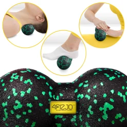 4FIZJO Podwójna piłka do masażu EPP 12 cm zielona