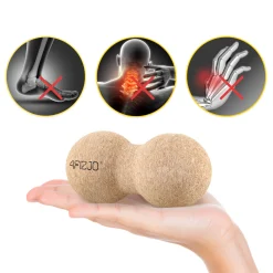 4FIZJO Podwójna piłka do masażu korkowa 13,5 cm Outlet