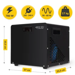 4FIZJO Przenośna wanna do morsowania i regeneracji PRO z systemem chłodzenia Discount