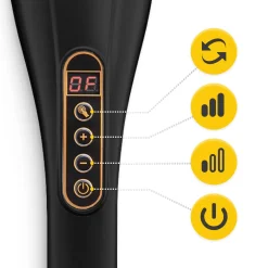 4FIZJO Ręczny masażer wibracyjny do ciała czarny Hot