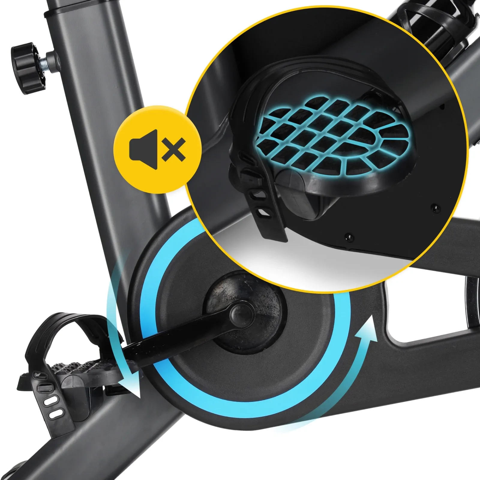 4FIZJO Rower spinningowy mechaniczny ULTRA szary Sale