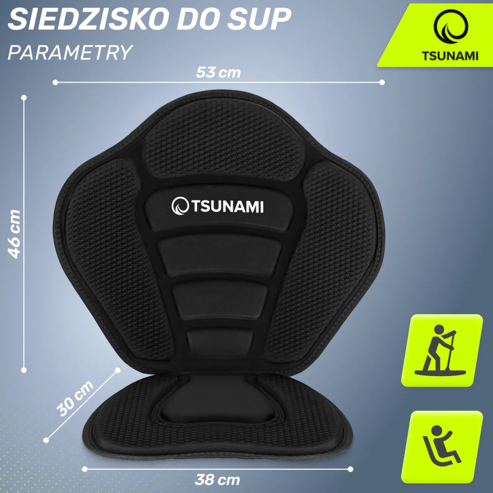 4FIZJO Siedzisko z oparciem do deski SUP TSUNAMI Sale