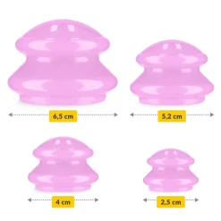 4FIZJO Silikonowe bańki chińskie 4 szt. MED+ różowe Best