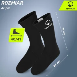 4FIZJO Skarpety neoprenowe do morsowania 40/41 Hot