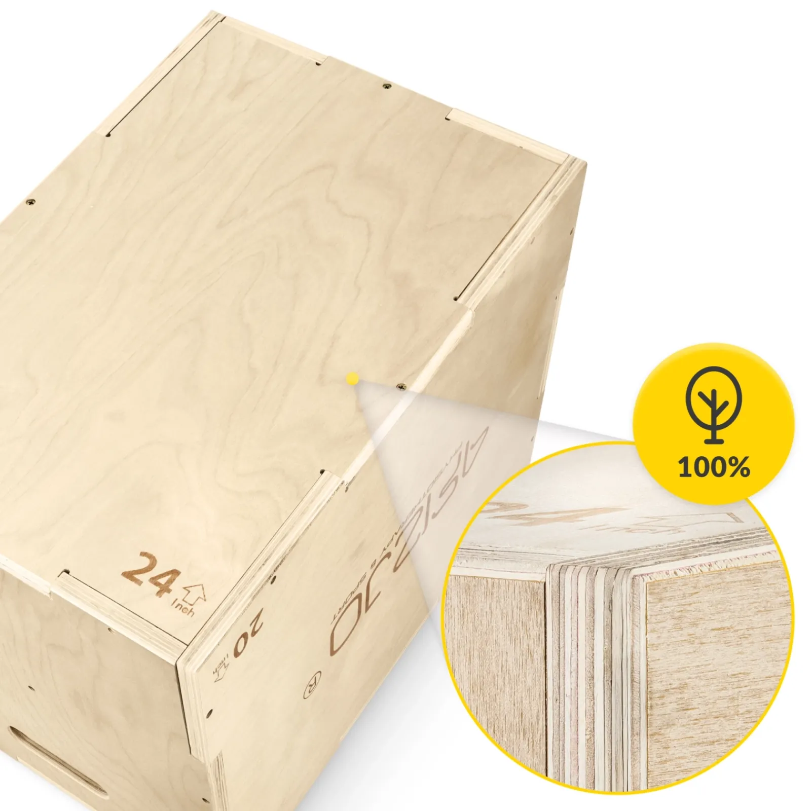 4FIZJO Skrzynia plyometryczna jump box 40 x 60 x 50 Sale