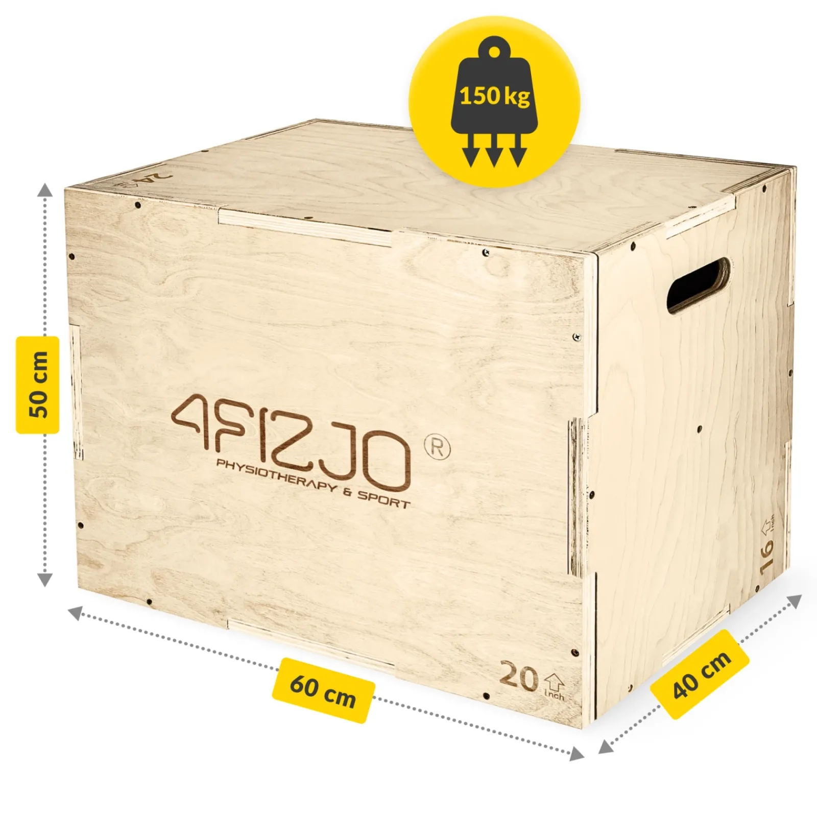 4FIZJO Skrzynia plyometryczna jump box 40 x 60 x 50 Sale