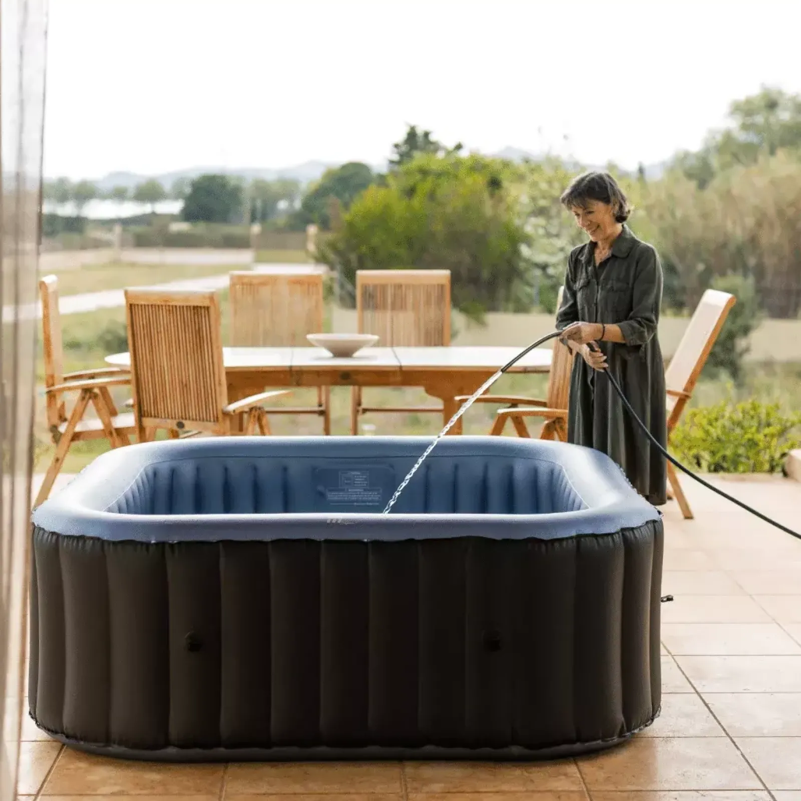 4FIZJO Spa ogrodowe dmuchane MSpa TEKAPO 4-osobowe Hot