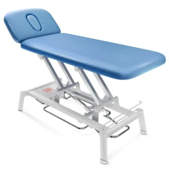 4FIZJO Stół do masażu i rehabilitacji elektryczny PURE Niebieski Sale