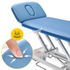 4FIZJO Stół do masażu i rehabilitacji elektryczny PURE Niebieski Sale