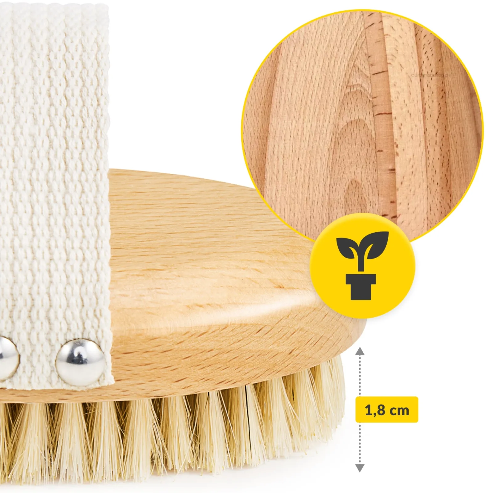 4FIZJO Szczotka do masażu ciała na sucho Discount