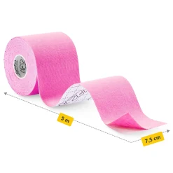 4FIZJO Taśma do kinesiotapingu 7,5 cm x 5 m Różowy Discount