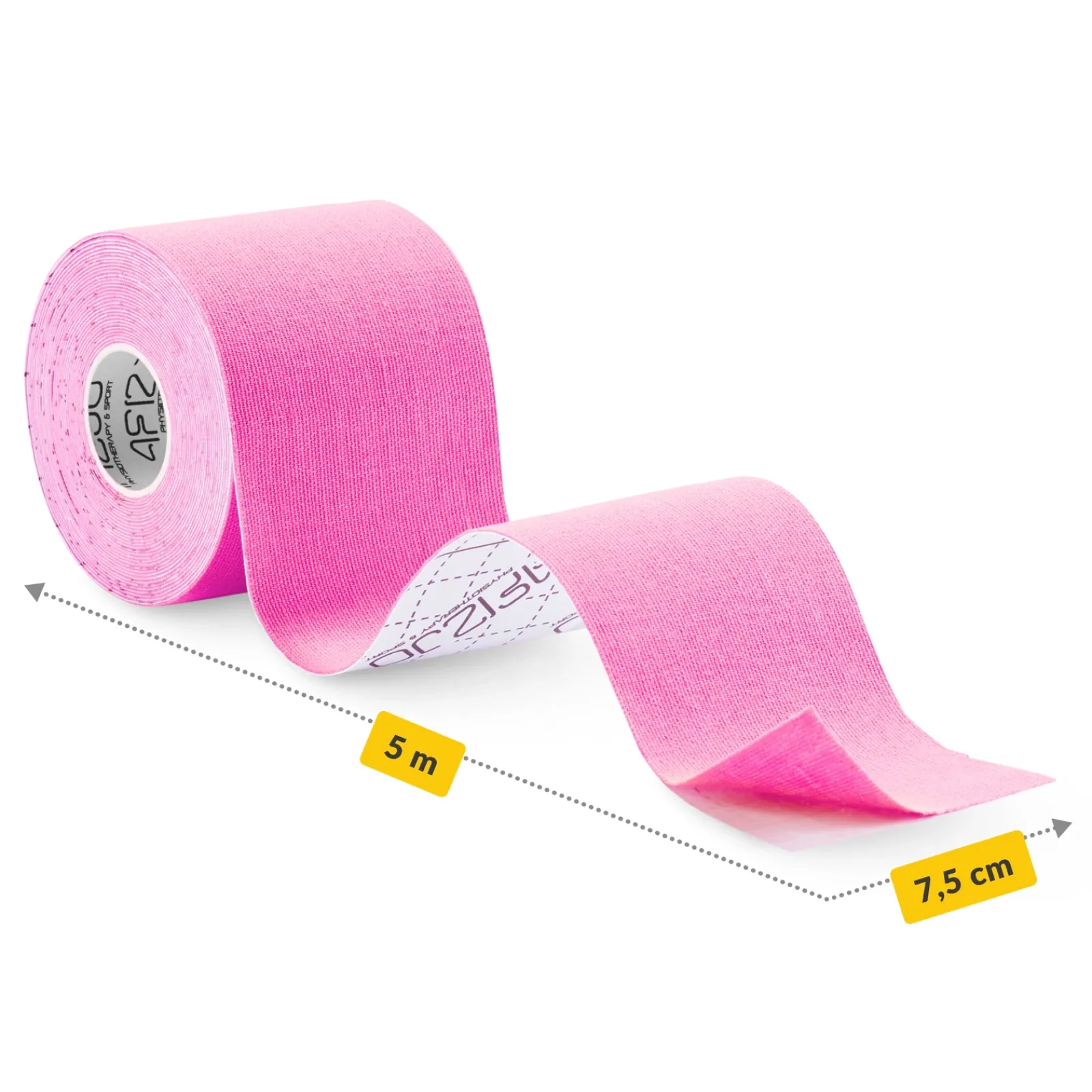 4FIZJO Taśma do kinesiotapingu 7,5 cm x 5 m Różowy Discount