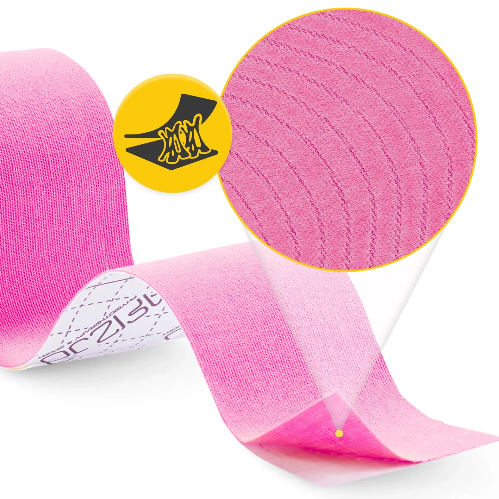 4FIZJO Taśma do kinesiotapingu 7,5 cm x 5 m Różowy Discount