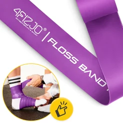 4FIZJO Taśma rehabilitacyjna do ćwiczeń FLOSS BAND 1 mm fioletowa Outlet