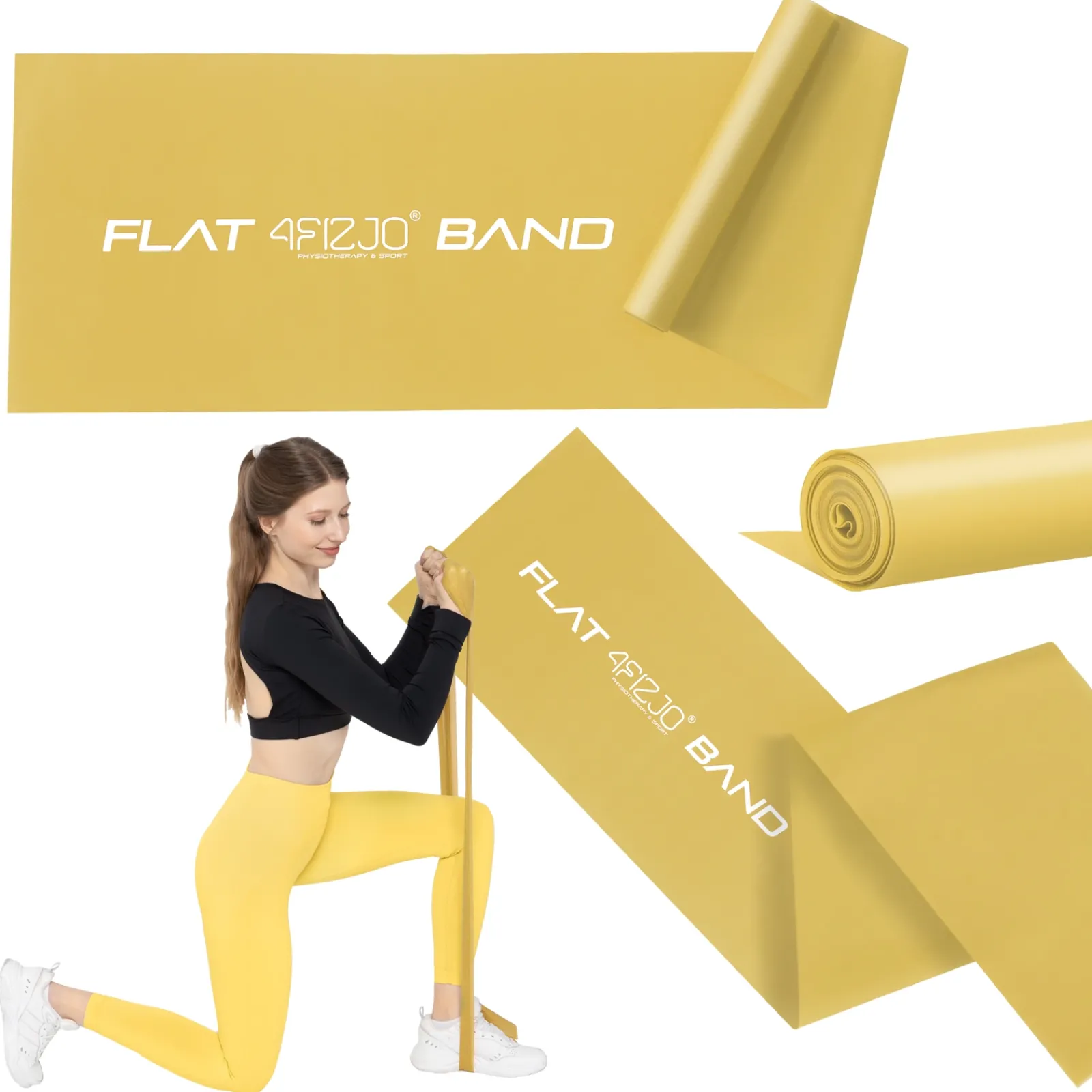 4FIZJO Taśma rehabilitacyjna FLAT BAND 25-35 kg New