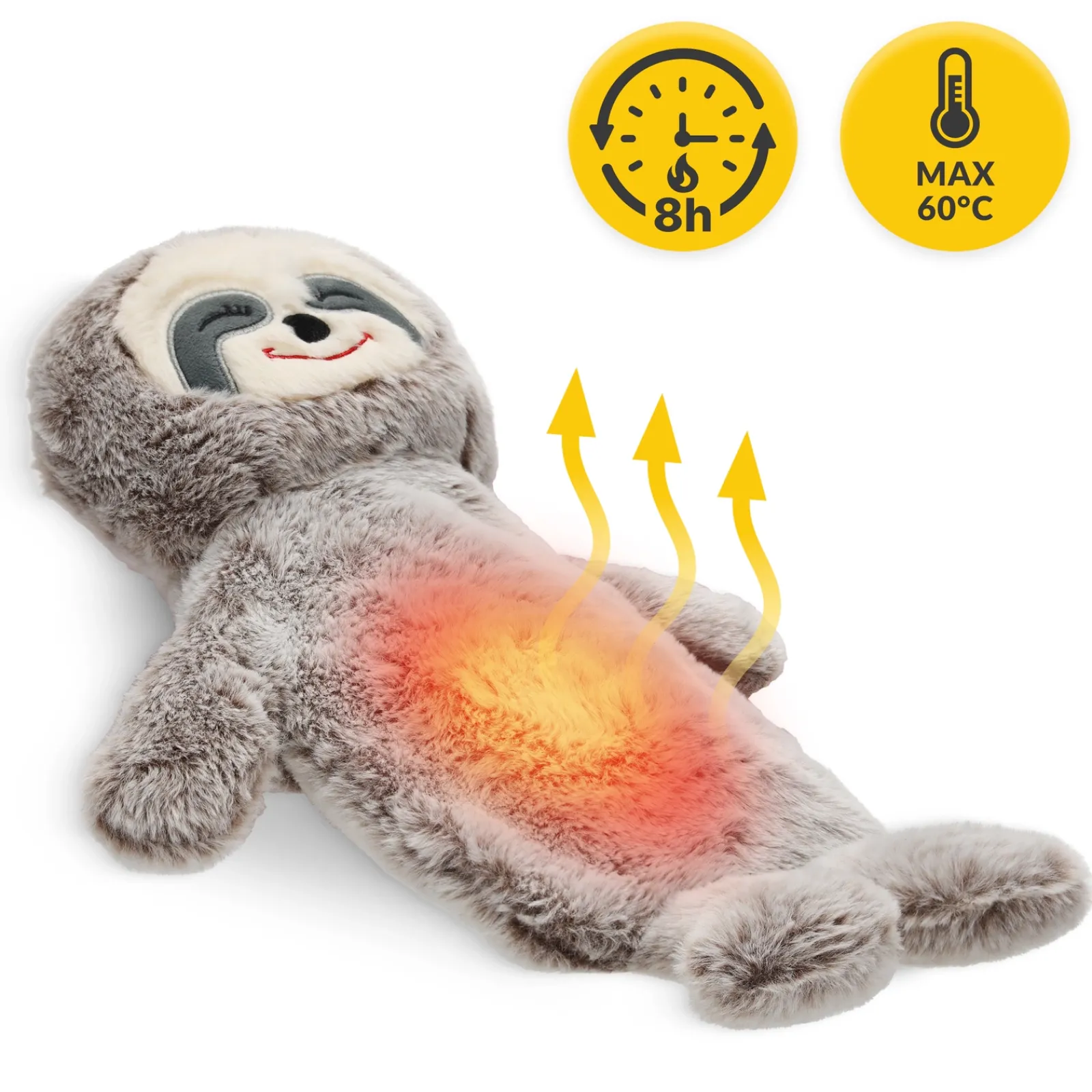 4FIZJO Termofor pluszowy w pokrowcu LENIWIEC 0,75 litra Outlet