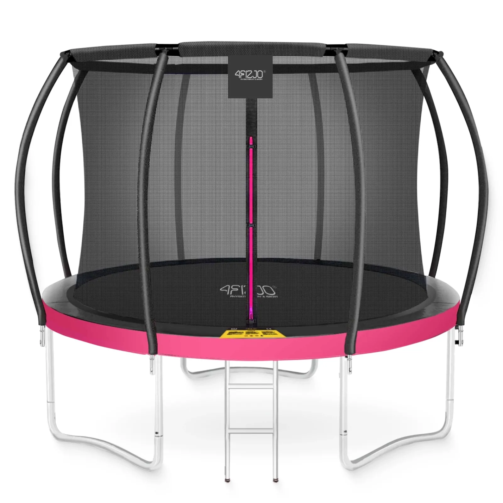 4FIZJO Trampolina ogrodowa dla dzieci PRO 312cm 10FT Różowy / Czarny Outlet