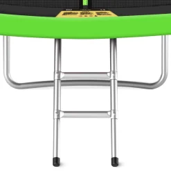 4FIZJO Trampolina ogrodowa dla dzieci PRO 374 cm 12FT Zielony / Czarny Hot
