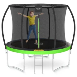 4FIZJO Trampolina ogrodowa dla dzieci PRO 252 cm 8FT Zielony / Czarny