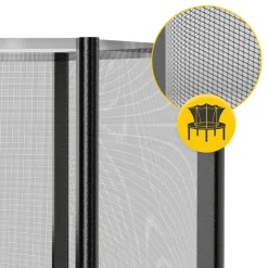 4FIZJO Trampolina ogrodowa dla dzieci CLASSIC 312 cm 10 FT Różowy / Czarny Online